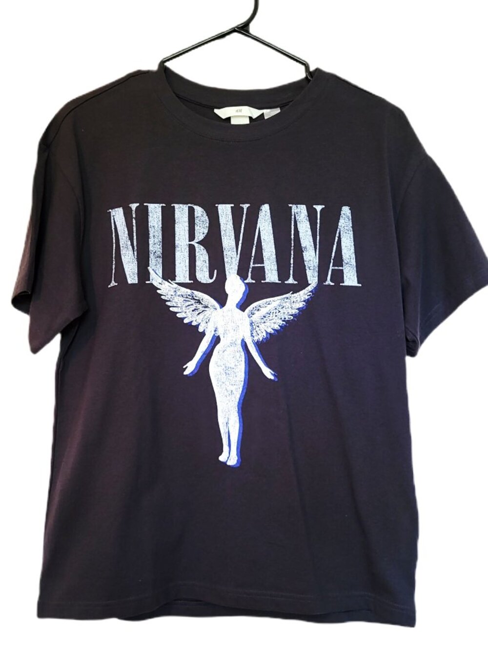 *NEW* H&M NIRVANA Black In Utero T-Shirt Oversized XS